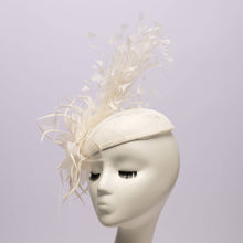 Load image into Gallery viewer, KaKyCo - AJ780S Small Base With Variety Feather On Top Fascinator: Fuchsia
