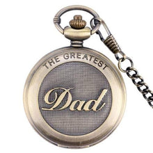 Load image into Gallery viewer, WoodWristCo - Dad Gift Watch Special Design Quartz Pocket Watch
