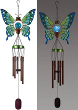 Load image into Gallery viewer, Sunset Vista Designs - 38" Butterfly  Spring Garden Solar Wind Chime - 93823
