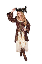 Load image into Gallery viewer, Western Fashion - THREE POINT PIRATE HAT WITH RHINESTONES

