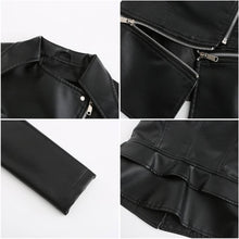Load image into Gallery viewer, Lily Clothing - Women's leather garment with removable hem: CAMEL / (S) 1
