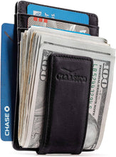 Load image into Gallery viewer, Claasico - Money Clip Leather Wallet For Men: Coffee
