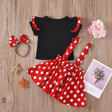 Load image into Gallery viewer, PatPat - Baby Girl Sweet Polka Dot Dresses: Black/White/Red / 2-3 Years
