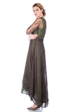 Load image into Gallery viewer, Nataya - Nataya 40163 Downton Abbey Emerald Tea Party Gown: S / Green
