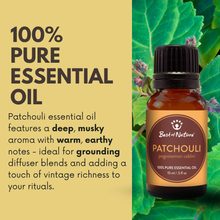 Load image into Gallery viewer, Best of Nature - Patchouli Essential Oil, 100% Pure - 15ml / 100ml: 1/2 oz
