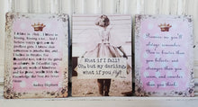 Load image into Gallery viewer, Little Heart Designs - Vintage Fairy What If You Fly Magnet
