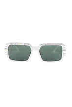 Load image into Gallery viewer, Ole - Handmade Square  Rhinestone Sunglasses
