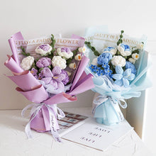 Load image into Gallery viewer, Toy Island - Handmade Crochet Flower Bouquet - 12 Beautiful Asssorment
