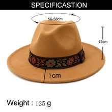 Load image into Gallery viewer, ACCITY - AUTUMN AND WINTER EUROPEAN AND AMERICAN JAZZ HAT_CWAH1774: Yellow / (OS) 1
