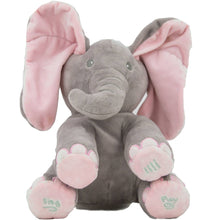 Load image into Gallery viewer, Dimple - Kaia Peek a boo Elephant Animated Plush Singing Elephant
