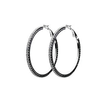 Load image into Gallery viewer, Western Fashion - Hoop ER Post Clip-45mm: Silver

