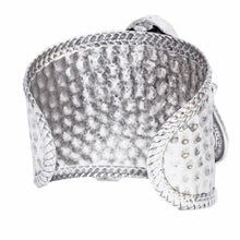 Load image into Gallery viewer, PinktownUSA - Cuff Burnished Silver Elephant Tribal Bracelet: Color: Burnished Silver / Plating: Burnished Silver / Size: Adjustable
