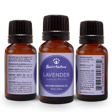 Load image into Gallery viewer, Best of Nature - Lavender Essential Oil, 100% Pure - 15ml / 100ml: 1/2 oz
