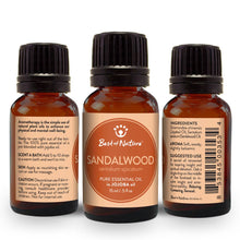 Load image into Gallery viewer, Best of Nature - Sandalwood Essential Oil Blended with Jojoba Oil - 15 ml
