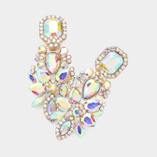 Load image into Gallery viewer, Sensibling Corp. - Marquise Square Stone Pointed Evening Clip On Earrings
: Lavender
