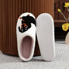 Load image into Gallery viewer, ACCITY - POPULAR DACHSHUND EMBROIDERED COTTON SLIPPERS_CWSHS0769: White / (10) 1
