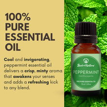 Load image into Gallery viewer, Best of Nature - Peppermint Essential Oil, 100% Pure - 15ml / 100ml: 1/2 oz
