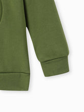 Load image into Gallery viewer, PatPat - 2-Piece Baby Boy Graphic Hoodie and Sweatpants Outfit: Army green / 9-12 Months
