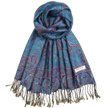 Load image into Gallery viewer, Jasper Trading LLC - 023_27 - One Piece Pasiley Print Pashmina Shawl Scarf

