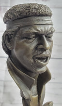 Load image into Gallery viewer, Bronzhaus - Jimi Hendrix Bronze Bust Sculpture Statue Collectible Art 10" x 10"
