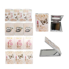 Load image into Gallery viewer, TAPA fashion - Butterfly Floral Beauty Makeup Compact Mirror JM5921-6 (12PC): ASSORTED
