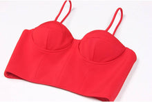 Load image into Gallery viewer, Productseeker - SET062 Elegant Women’s Suit Set: Blazer, Bra Top, &amp; Pants: Rose Red / English / M
