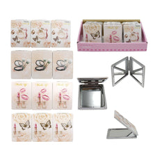 Load image into Gallery viewer, TAPA fashion - Butterfly Floral Beauty Makeup Compact Mirror JM5921-6 (12PC): ASSORTED
