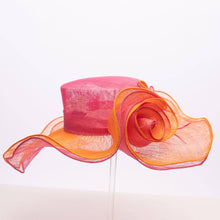 Load image into Gallery viewer, KaKyCo - Double Layer Of Sinamay Floppy Hat | 122131: Olive/Ivory
