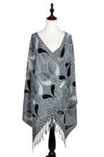 Load image into Gallery viewer, Jasper Trading LLC - A18_36 - One Piece Pasiley Print Pashmina Shawl Scarf
