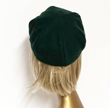 Load image into Gallery viewer, Bella Starr - Forest Green Wool Beret Hat : Forest Green
