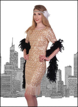 Load image into Gallery viewer, Western Fashion - Flapper Dress: Grey / M
