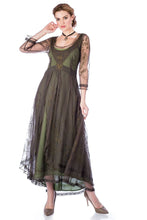 Load image into Gallery viewer, Nataya - Nataya 40163 Downton Abbey Emerald Tea Party Gown: S / Green
