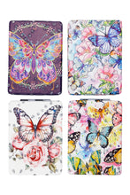 Load image into Gallery viewer, Cap Zone - Butterfly Floral Glitter Makeup Mirror - 12 pcs
