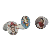 Load image into Gallery viewer, TAPA fashion - Frida Kahlo Glitter Circular Compact Makeup Mirror JM6423-29 (12PC): ASSORTED
