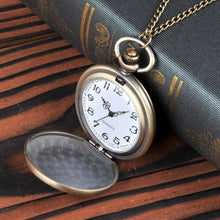 Load image into Gallery viewer, WoodWristCo - Bronze Star Trek Pocket Watch: 2
