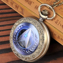 Load image into Gallery viewer, WoodWristCo - Bronze Star Trek Pocket Watch: 2
