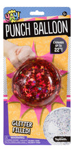 Load image into Gallery viewer, Toysmith - Yay! Glitter Punch Balloon, Assorted Colors
