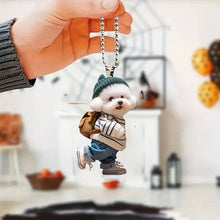 Load image into Gallery viewer, FurDecoration - Creative Dog Backpack Keychain Pendant: 4
