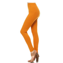 Load image into Gallery viewer, JHP Collection - WOMENS CASUAL BRUSHED FABRIC FULL LEGGINGS: BLACK / ONE(6)
