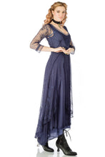 Load image into Gallery viewer, Nataya - Nataya 40163 Downton Abbey Royal Blue Tea Party Gown: S / DarkBlue
