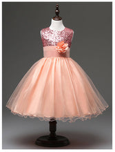 Load image into Gallery viewer, Fennco Styles - Lovely Sequin Flower Girl Dress: Green / 5-6T
