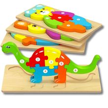 Load image into Gallery viewer, JSBlueRidge Toys - Montessori Jigsaw Wooden Puzzles Kids Toy- Assorted
