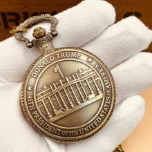 Load image into Gallery viewer, WoodWristCo - Seal of the President of The United States Pocket Watch
