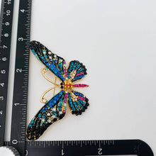 Load image into Gallery viewer, Mio Queena - Colorful Rhinestone Enamel Butterfly Brooch
