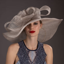 Load image into Gallery viewer, KaKyCo - Large Wrapped Abstract Bow Sinamay Hat | 116033: Lilac
