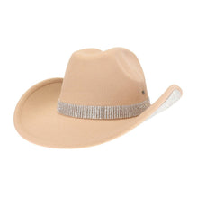 Load image into Gallery viewer, MiMi Wholesale - VCC0073 Betty Cowboy Hat With Rhinestones: Camel
