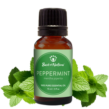 Load image into Gallery viewer, Best of Nature - Peppermint Essential Oil, 100% Pure - 15ml / 100ml: 1/2 oz
