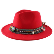 Load image into Gallery viewer, ACCITY - WOMEN RETRO WARM FELT HAT JAZZ HAT_CWAH0753: KHAKI / (OS) 1

