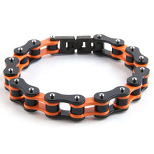 Load image into Gallery viewer, Mad Man - Dakata Stainless Bike Chain Bracelet: All Silver
