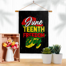 Load image into Gallery viewer, Two Group Flag Co - Flag June Freedom Day Juneteenth Usa Us Historic Garden: Double Sided-Thick Fabric / House Flag 28" x 40" Only
